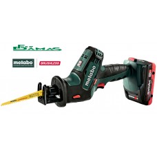 SEGA A GATTUCCIO METABO18V MOD.SSE 18 LTX Compact (2 BATTERIE 5.2 Ah Li-Power)